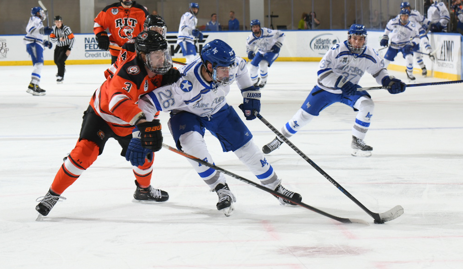 Air Force chases the scoreboard all the way to a split with RIT - The ...